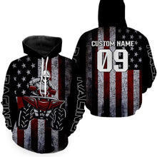 Load image into Gallery viewer, USA Flag Quad Bike Hoodie For Adult Upf30+ ATV Motocross Hooded Jersey Patriotic Off-Road Extreme PDT909