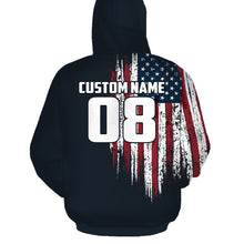 Load image into Gallery viewer, Custom Quad Racing Hooded Jersey Men Women ATV Motocross Hoodie Patriotic Extreme Off-Road PDT915