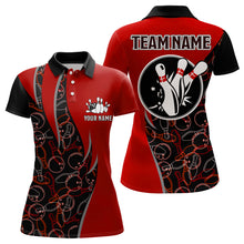 Load image into Gallery viewer, Personalized Bowling Shirts Women Bowling Team Jersey Custom Bowling Polo Shirt BDT390