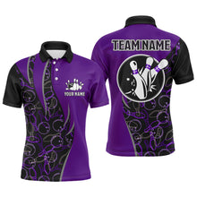 Load image into Gallery viewer, Personalized Bowling Shirts For Men Bowling Team Jersey Custom Bowling Polo Shirt BDT390