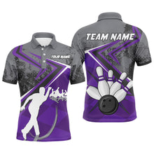 Load image into Gallery viewer, Custom Bowling Jersey For Men Bowling Polo Shirt Team Bowling Short Sleeve BDT270