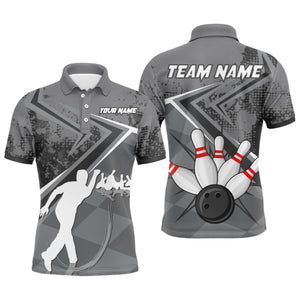 Custom Bowling Jersey For Men Bowling Polo Shirt Team Bowling Short Sleeve BDT270