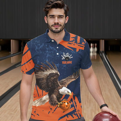 Custom Eagle Bowling Shirts Bowling Jersey for Men Women and Team Personalized MBL73
