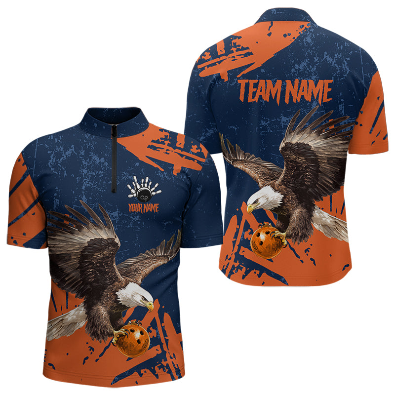 Custom Eagle Bowling Shirts Bowling Jersey for Men Women and Team Personalized MBL73