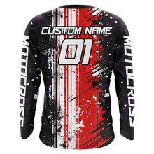 Load image into Gallery viewer, Motocross Racing Jersey Upf30+ Dirt Bike Jersey Motorcycle Off-Road Shirt Red XM312