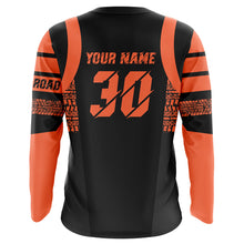 Load image into Gallery viewer, Orange Motocross Jersey Dirt Bike Off-Road Shirt UPF30+ Racing Motorcycle Long Sleeves XM25