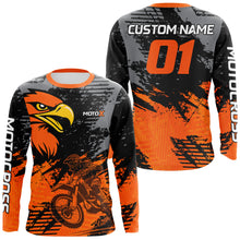 Load image into Gallery viewer, Motocross Racing Dirt Bike Jersey Eagle Upf30+ Motorcycle Shirt Kid Men Women XM324