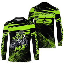 Load image into Gallery viewer, Green Motocross Racing Jersey Upf30+ Dirt Bike Shirt Motorcycle Off-Road MX Jersey XM290
