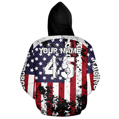 American Flag Motocross Hoodie Jersey for Men Women Dirt Bike Racing Hoodie MH35