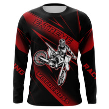 Load image into Gallery viewer, Motocross Racing Jersey Red Upf30+ Dirt Bike Shirt Motorcycle Off-Road Jersey XM293