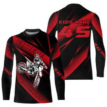 Load image into Gallery viewer, Motocross Racing Jersey Red Upf30+ Dirt Bike Shirt Motorcycle Off-Road Jersey XM293