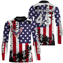 Load image into Gallery viewer, Motocross Jersey Custom Dirt Bike US Flag Motorcycle Racing Shirt Kid Men Women XM328