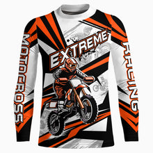 Load image into Gallery viewer, Orange Dirt Bike Racing Jersey Upf30+ Motocross Shirt Men Kid Women Off-Road Jersey XM279