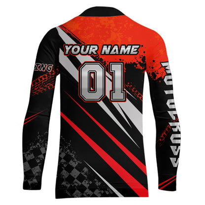 Dirt Bike MX Racing Jersey Red Upf30+ Motocross Shirt Women Kid Off-Road Shirt XM280