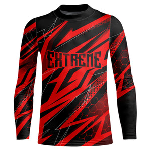 Motocross Jersey Kid Men Women Upf30+ Red Racing Dirt Bike Shirt Off-Road Motorcycle XM286