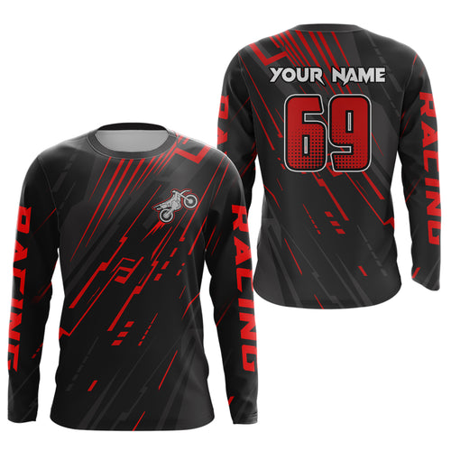 Custom Motocross Jersey Upf30+ Dirt Bike MX Off-Road Jersey Motorcycle Shirt XM294
