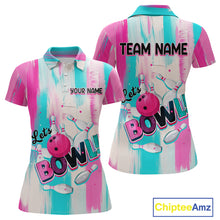 Load image into Gallery viewer, Vintage Pink Bowling Shirts for Women Men Custom Team Bowling Jerseys for Bowlers MBL115