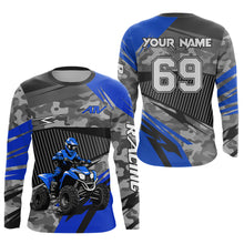 Load image into Gallery viewer, ATV Quad Bike Jersey Blue ATV Racing Shirt For Men Kid Women ATV Quad Shirt MX84
