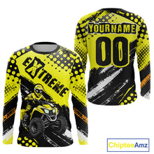 Load image into Gallery viewer, Yellow ATV Racing Jersey Custom ATV Motocross Shirt Kid Women Men ATV Jersey MX130
