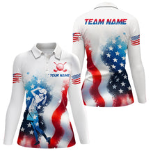 Load image into Gallery viewer, Custom US Golf Polo Shirt Patriotic Golf Shirts for Men Women Golf Polo Shirt MMG02