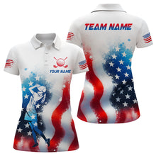 Load image into Gallery viewer, Custom US Golf Polo Shirt Patriotic Golf Shirts for Men Women Golf Polo Shirt MMG02