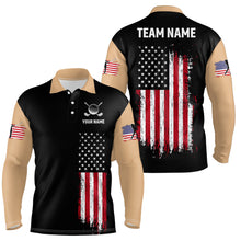 Load image into Gallery viewer, Custom American Flag Golf Polo Shirt Patriotic Golf Polo Shirts For Men Women MMG06