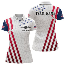 Load image into Gallery viewer, American Flag Bowling Shirts for Men Women Team Bowling Shirt Patriotic Bowling Shirt MBL08