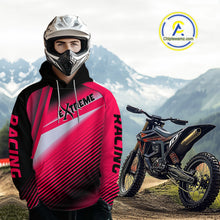 Load image into Gallery viewer, Custom Pink ATV Motocross Hoodie for Men Women Quad Shirt ATV Riding Hoodie MHATV21