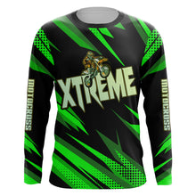 Load image into Gallery viewer, Motocross Jersey Kid Men Women Green Upf30+ MX Racing Dirt Bike Shirt Extreme Off-Road XM31