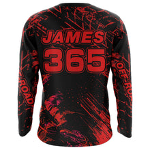 Load image into Gallery viewer, Motocross Racing Jersey Red Upf30+ Men Women Kid Dirt Bike Shirt Motorcycle Jersey XM200