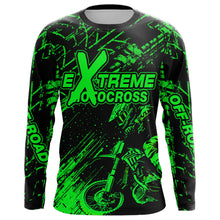 Load image into Gallery viewer, Motocross Racing Jersey Green Upf30+ Men Women Kid Dirt Bike Shirt Motorcycle Jersey XM200