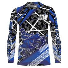 Load image into Gallery viewer, Blue ATV Motocross Racing Jersey Upf30+ ATV Quad Bike Shirt Kid Men ATV Quad Jersey MX28
