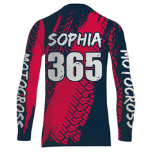 Load image into Gallery viewer, Pink Motocross Jersey Racing Girl Women UPF30+ Youth Dirt Bike Shirt Motorcycle Off-road XM204