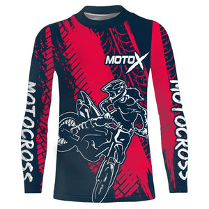 Pink Motocross Jersey Racing Girl Women UPF30+ Youth Dirt Bike Shirt Motorcycle Off-road XM204