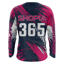 Load image into Gallery viewer, Pink Motocross Racing Jersey Upf30+ Off-road MX Racing Dirt Bike Jersey Kid Girl Women XM174