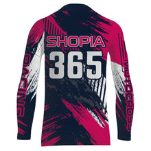 Load image into Gallery viewer, Pink Motocross Racing Jersey Upf30+ Off-road MX Racing Dirt Bike Jersey Kid Girl Women XM174