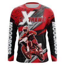 Load image into Gallery viewer, Motocross Racing Jersey Upf30+ Custom Dirt Bike Shirt Men Women Kid Red Off-Road XM120