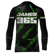 Load image into Gallery viewer, Motocross Racing Jersey UPF30+ Kid Men Dirt Bike Shirt Motorcycle Racing Jersey Green XM208