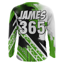 Load image into Gallery viewer, Motocross Racing Jersey Green Motox UPF30+ Dirt Bike Motorcycle Shirt Kid Men Off-road Youth XM141