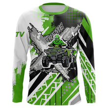 Load image into Gallery viewer, ATV Racing Jersey ATV Motocross Shirt Green Upf30+ ATV Quad Bike Shirt Men Women Kid MX24