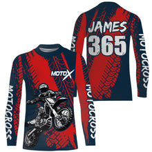 Load image into Gallery viewer, Motocross Racing Jersey UPF30+ Youth Adult&amp;Kid Dirt Bike Motox Off-Road Red MX Racing Shirt XM86