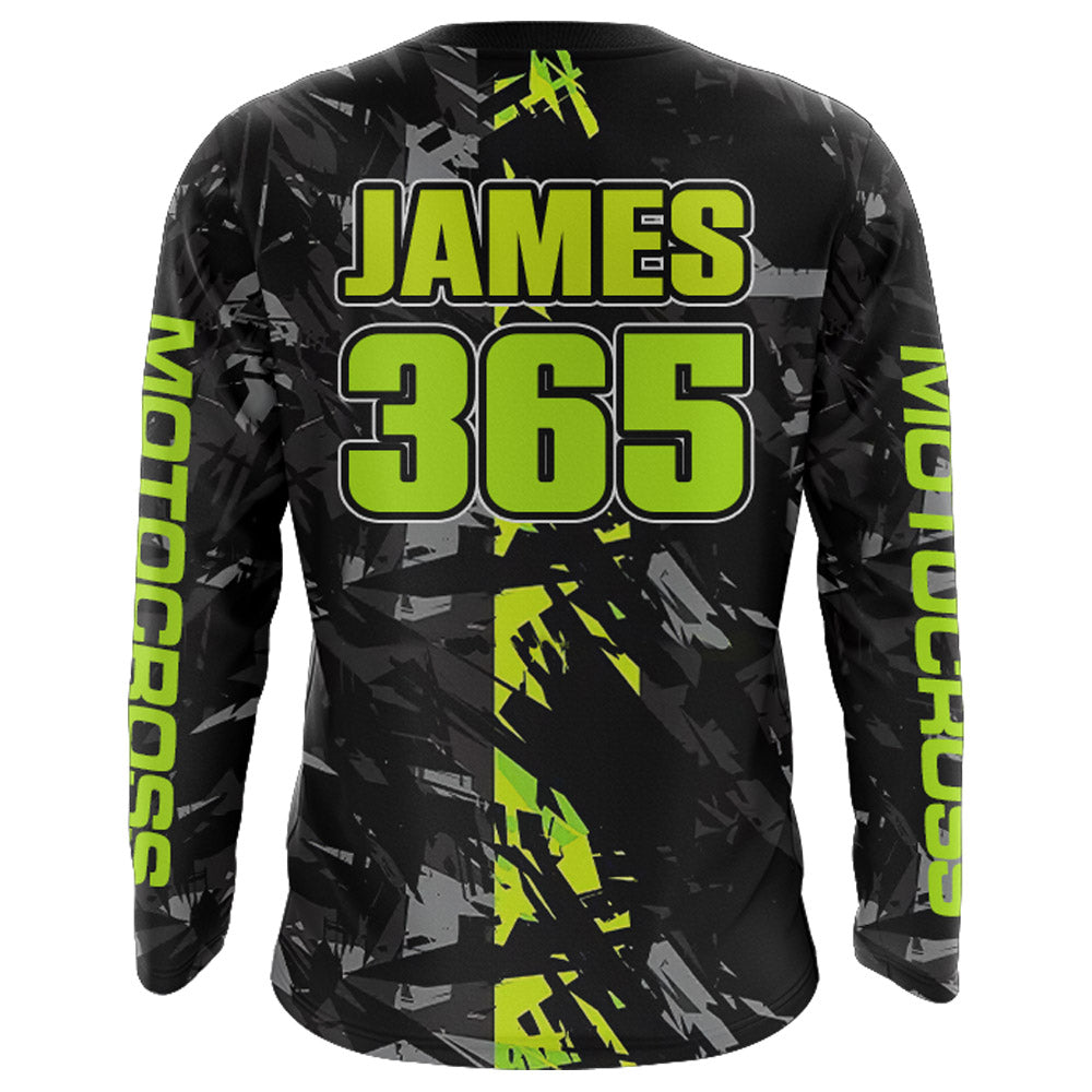 Motocross Dirt Bike Racing Jersey Men Kid Youth UPF30+ Custom Off-road MX Jersey XM190