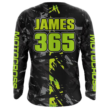 Motocross Dirt Bike Racing Jersey Men Kid Youth UPF30+ Custom Off-road MX Jersey XM190