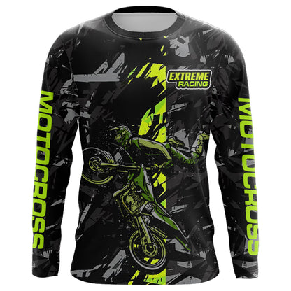 Motocross Dirt Bike Racing Jersey Men Kid Youth UPF30+ Custom Off-road MX Jersey XM190