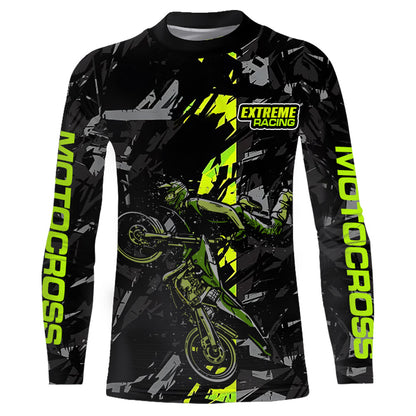 Motocross Dirt Bike Racing Jersey Men Kid Youth UPF30+ Custom Off-road MX Jersey XM190