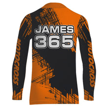 Load image into Gallery viewer, Orange Motocross Racing Jersey Men Kid Upf30+ Dirt Bike Off-Road Shirt MX Jersey XM192