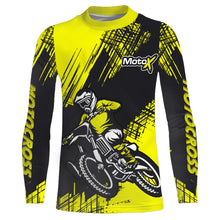 Load image into Gallery viewer, Yellow Motocross Racing Jersey Men Kid Upf30+ Dirt Bike Off-Road Shirt MX Jersey XM192