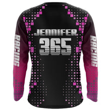 Load image into Gallery viewer, Women Motocross Jersey Pink UPF30+ Youth Dirt Bike Racing Girl Off-Road Shirt Motorcycle Jersey XM196