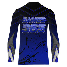 Load image into Gallery viewer, Blue Motocross Jersey UPF30+ MX Racing Shirt Kid Men Women Dirt Bike Riding Jersey XM230