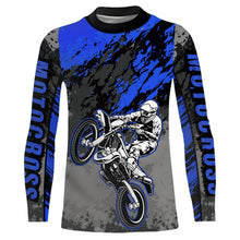 Load image into Gallery viewer, Motocross Racing Jersey Youth UPF30+ Dirt Bike Shirt Men Kid MX Off-Road Jersey XM154